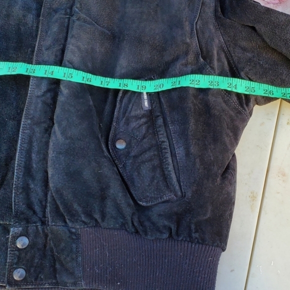 Members‎ Only  Fleece Lined  Leather bomber 46 - Picture 7 of 16